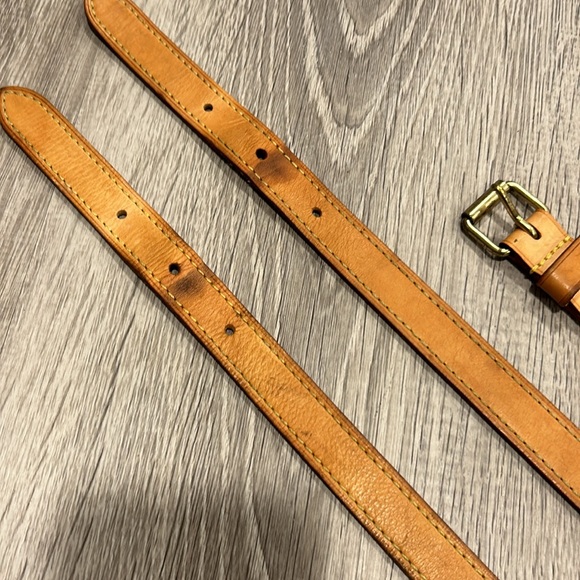 AUTHENTIC Louis Vuitton Vanchetta leather replacement/extender straps (3 pieces) - Picture 8 of 10